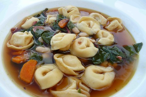 Red and White Tortellini