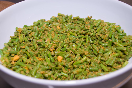 Chinese Long Bean with Salted Egg Yolk