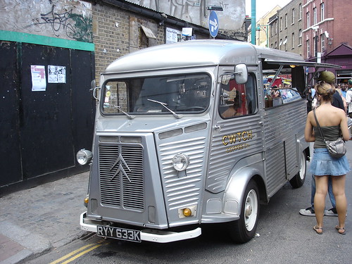 This splendidly restored French Citroen H van from the 1940s has been
