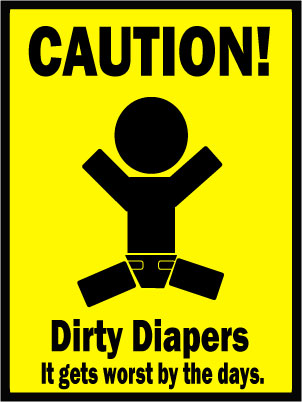 Diaper Caution