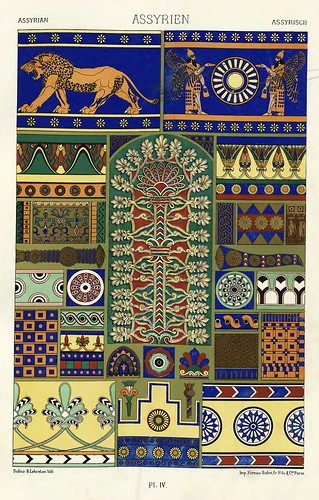 004-Ornamentos policromados asirios-Das polychrome Ornament…1875