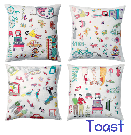 Toast pillows