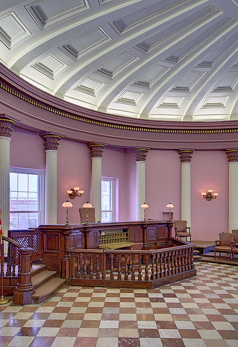 Old Courthouse, Jefferson National Expansion Memorial, in Saint Louis, Missouri, USA - Circuit Courtroom #13