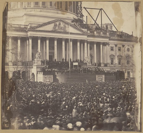 Inauguration of Mr. Lincoln, March 4, 1861 (LOC)