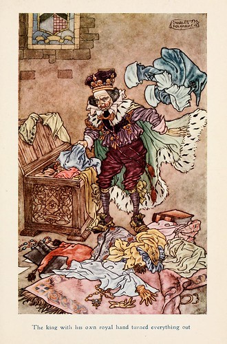 014-Charles Folkard- Jolly Calle & other Swedish fairy tales-1912-El collar de la reina