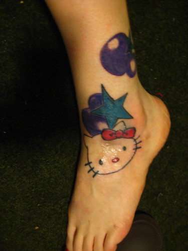 Pictures Of Hello Kitty Tattoos. Hello Kitty Tattoo
