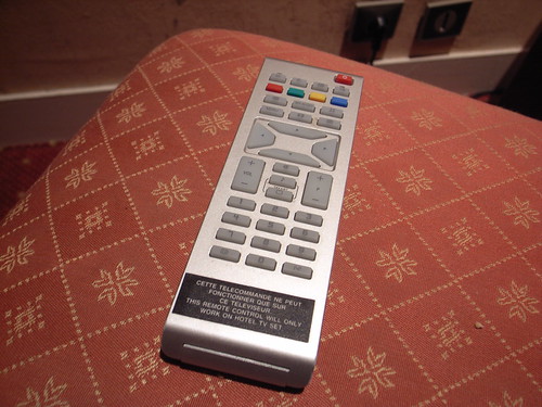 This remote control will only work on hotel TV set