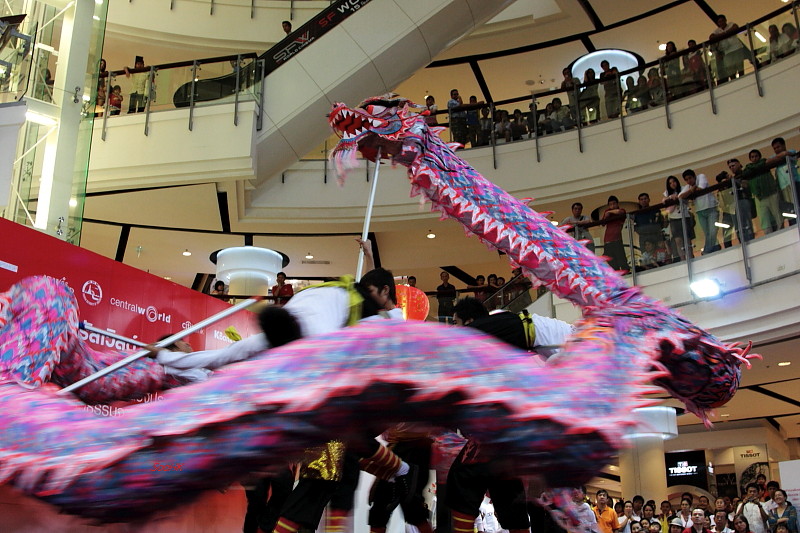 Dragon Dance @ Central World, Bangkok, Thailand