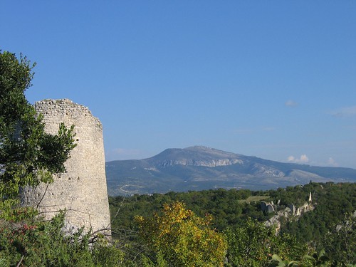 Necven Fortress - Trosenj is across the canyon