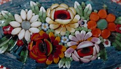 Italian mosaic pin, circa 1953