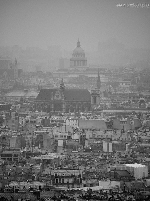 A view from Montmartre hill