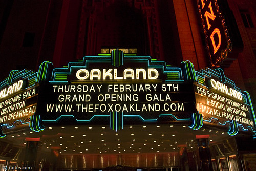 Fox Theatre Oakland Grand Opening Gala 09