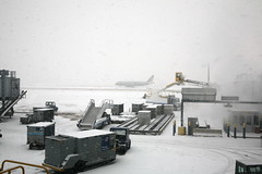 A Snowy Chicago O'Hare Airport