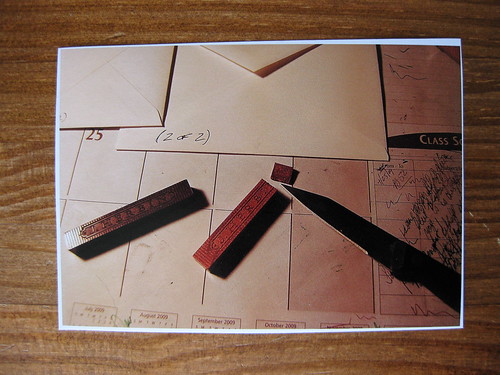 Step-by-step photo tutorial on using sealing wax, step 2