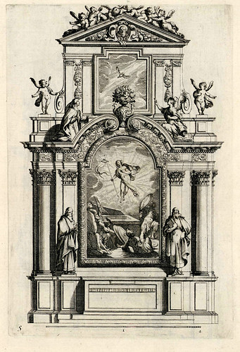001-Livre d’architecture d’autels, et de cheminees- Barbet Jean-1633- © Institut national d’histoire de l’art