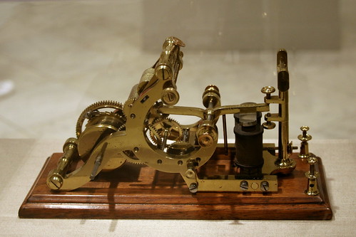 Automatic Telegraph Reciever patented by Samuel F. B. Morse, 1837 