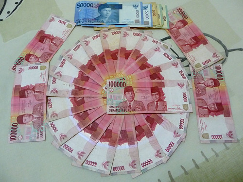 Before Bali - rich with Rupiah