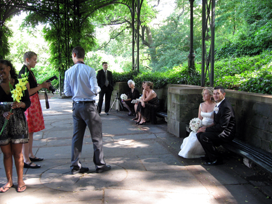 Bridal Couple in Central Park (Click to enlarge)