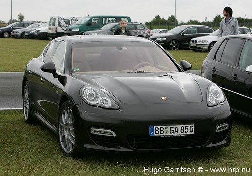  Porsche Panamera Turbo black 2009 
