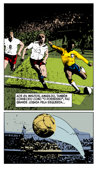 BRASIL REI DAS COPAS - Amarildo, o possesso - (un comic sobre fútbol brasileñoe futbol)