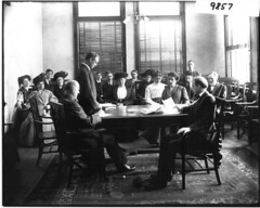 Ohio State Normal College faculty meeting 1910