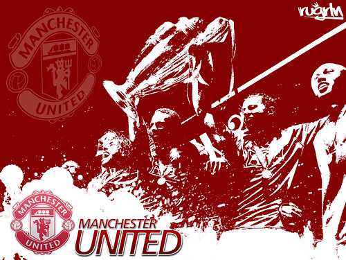 manchester united wallpaper 2009. Manchester United Paint