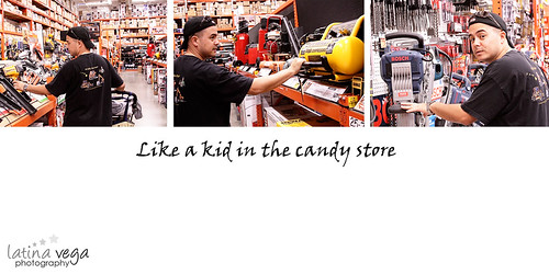 kid in candy store