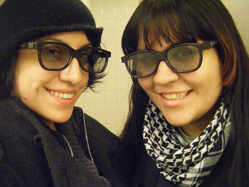 Daniela & Victoria with Coraline 3D glasses