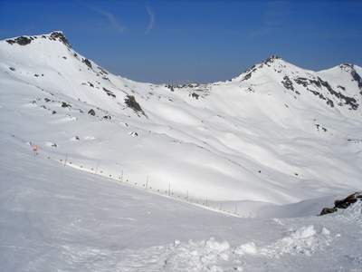 Bad Gastein - The ski slopes this morning