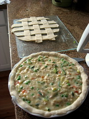 Chicken Pot Pie Without the Top