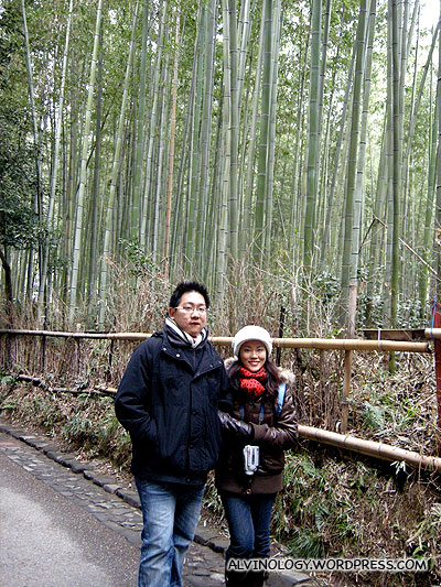 Stolling in the bamboo forest