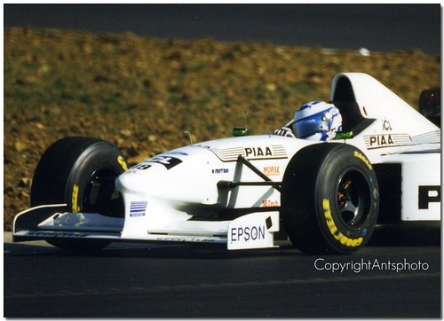 Mika Salo Tyrrell 025 Ford F1 1997 Pre Season Test Silverstone