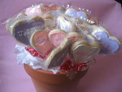 Valentines Day Cookie Bouquet