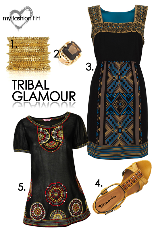 My Fashion Flirt: Tribal Glamour Look 2