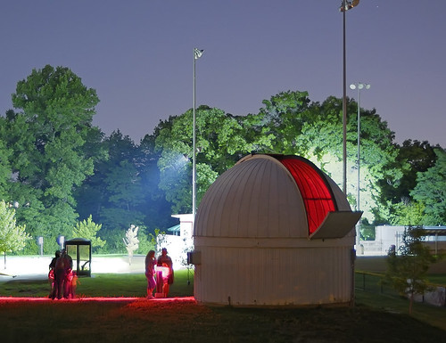The Richard D. Schwartz Observatory at the University of Missouri - Saint Louis, in Normandy, Missouri, USA - exterior 2