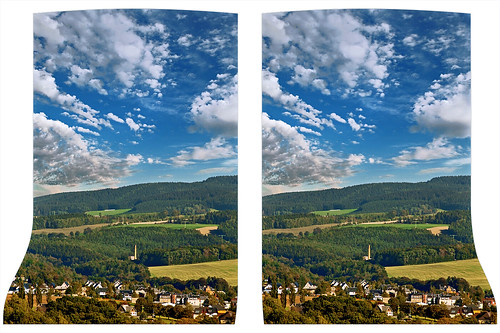 Late summer evening Stereoscopic Cross Eye 3D by Stereotron