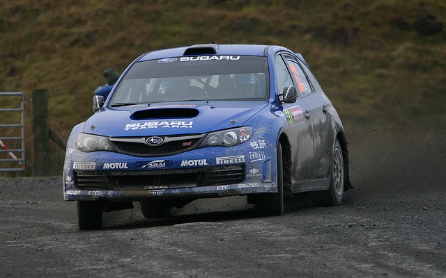 Toshi Arai - Team Arai Subaru Impreza - WRC Wales Rally GB 2009 - Myherin