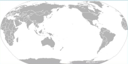 World Map grey 250