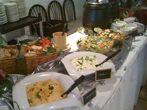 Sunday Brunch Buffet at Anna's - Salads and Soups