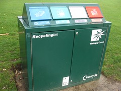 Recycling in the parks