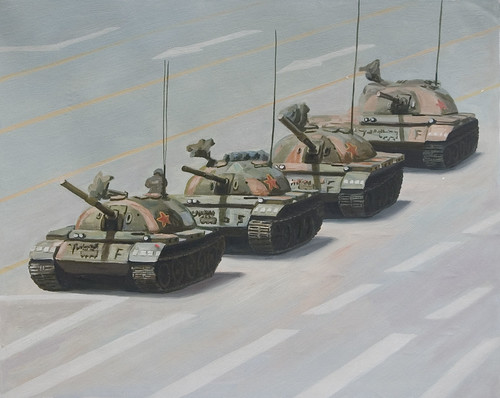 Tiananmen Square: composition without lights