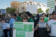 Where is my vote? - Iran election protest at U...