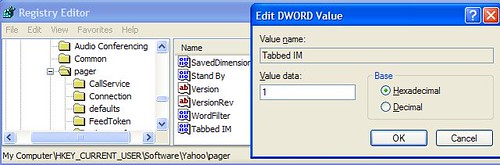Mengubah nilai pada key Windows Registry