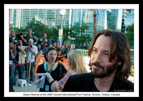 Keanu Reeves at the 2009 Toronto International Film Festival, Toronto, Ontario, Canada by Alex Atlani