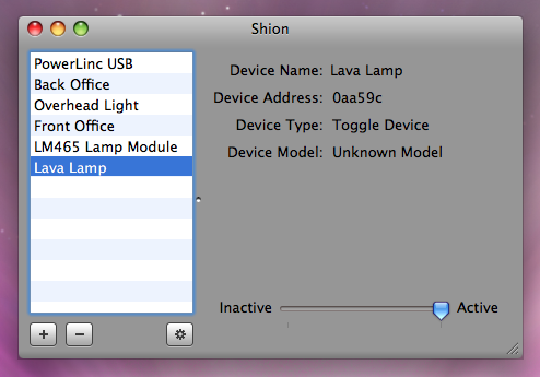 Shion 2.0b3: Devices