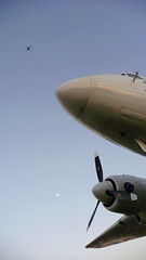 DC-3 and 747 plus moon
