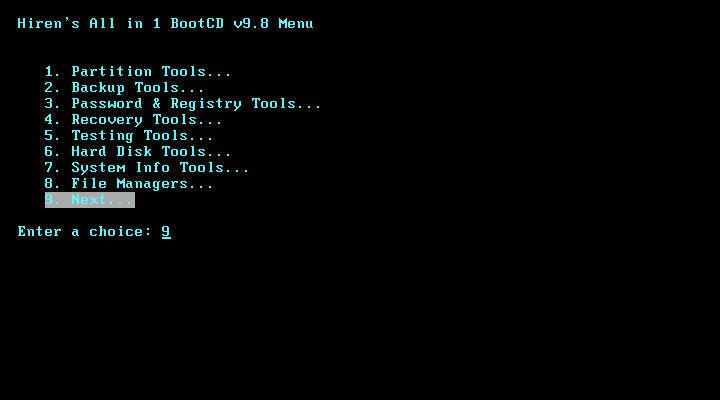 Hiren's BootCD 16.2 Rebuild All In One Bootable CD