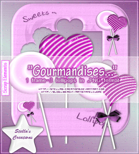 Gourmandises - © Blog Stella's Creations: http://sc-artistanelcuore.blogspot.com
