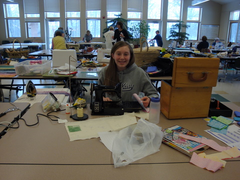 Jess's Quilting station