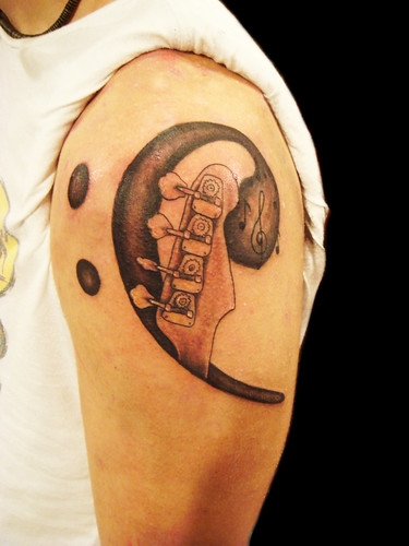  Bass Clef tattoo 